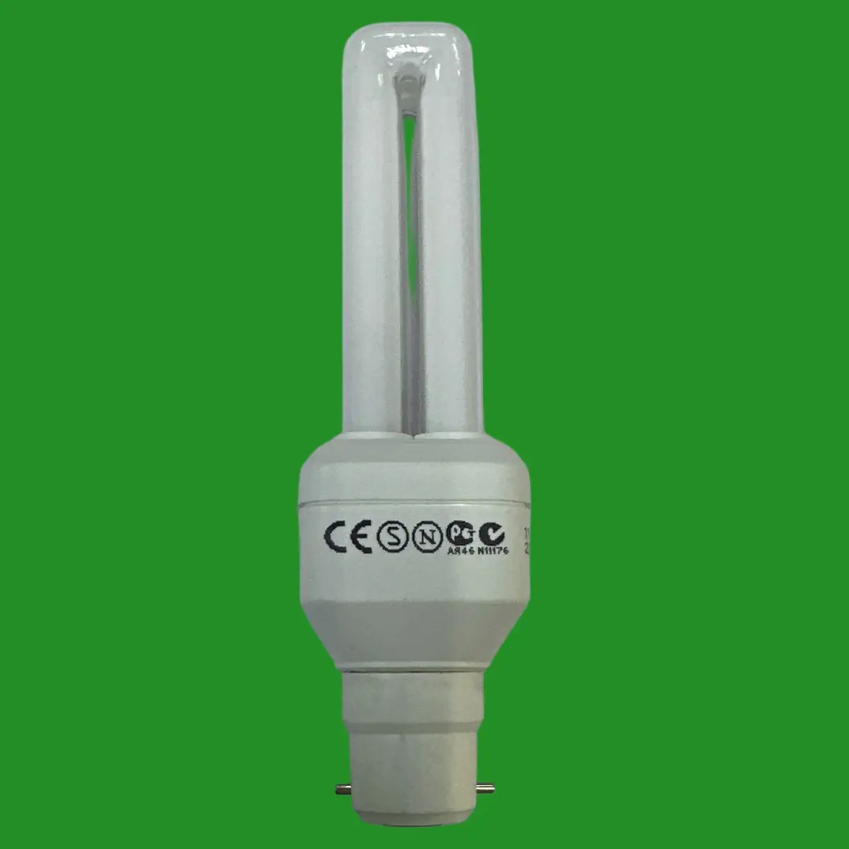 3x 11W (=60W) IKEA Low Energy CFL Stick Light Bulbs, BC, B22 Bayonet Lamps