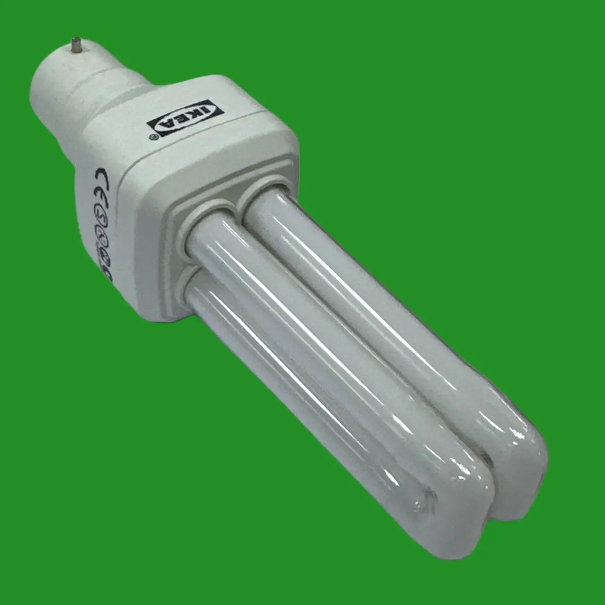 3x 11W (=60W) IKEA Low Energy CFL Stick Light Bulbs, BC, B22 Bayonet Lamps - image 2 | Free standard UK delivery included | Discount Quality Products