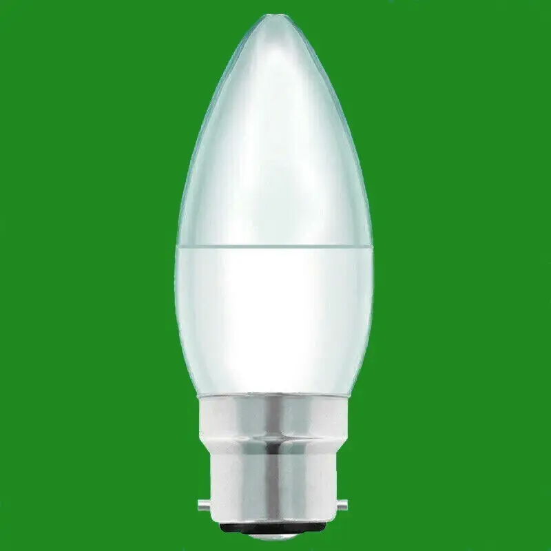 10x 7.5W (=60W) DIMMABLE LED Candle BC B22 Bayonet 2700K Warm White Light Bulbs - image 2 | Free standard UK delivery included | Discount Quality Products