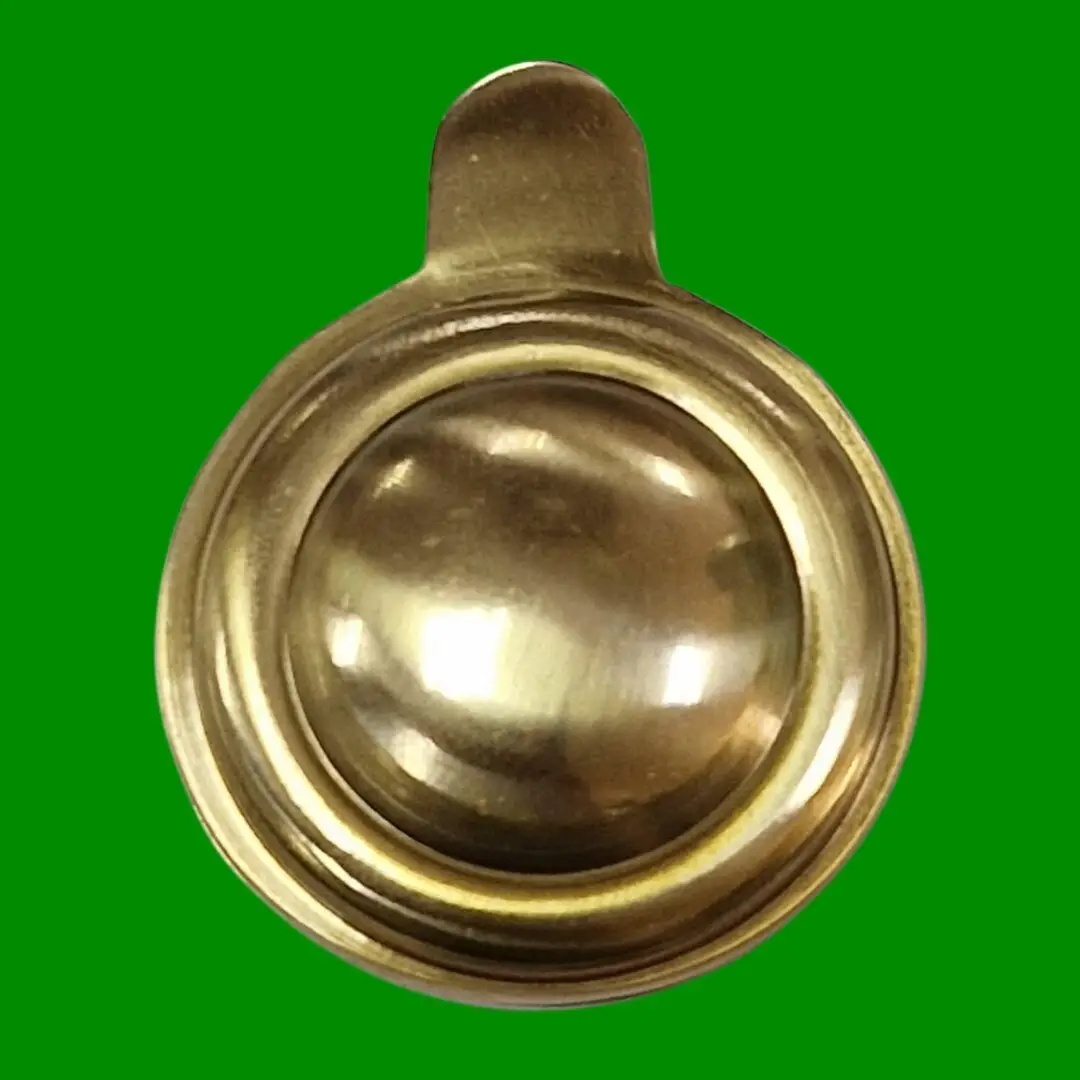 8x 35mm Victorian Round Escutcheon Swing Covered Brass Door Lock Keyhole Plate - image 3 | Free standard UK delivery included | Discount Quality Products