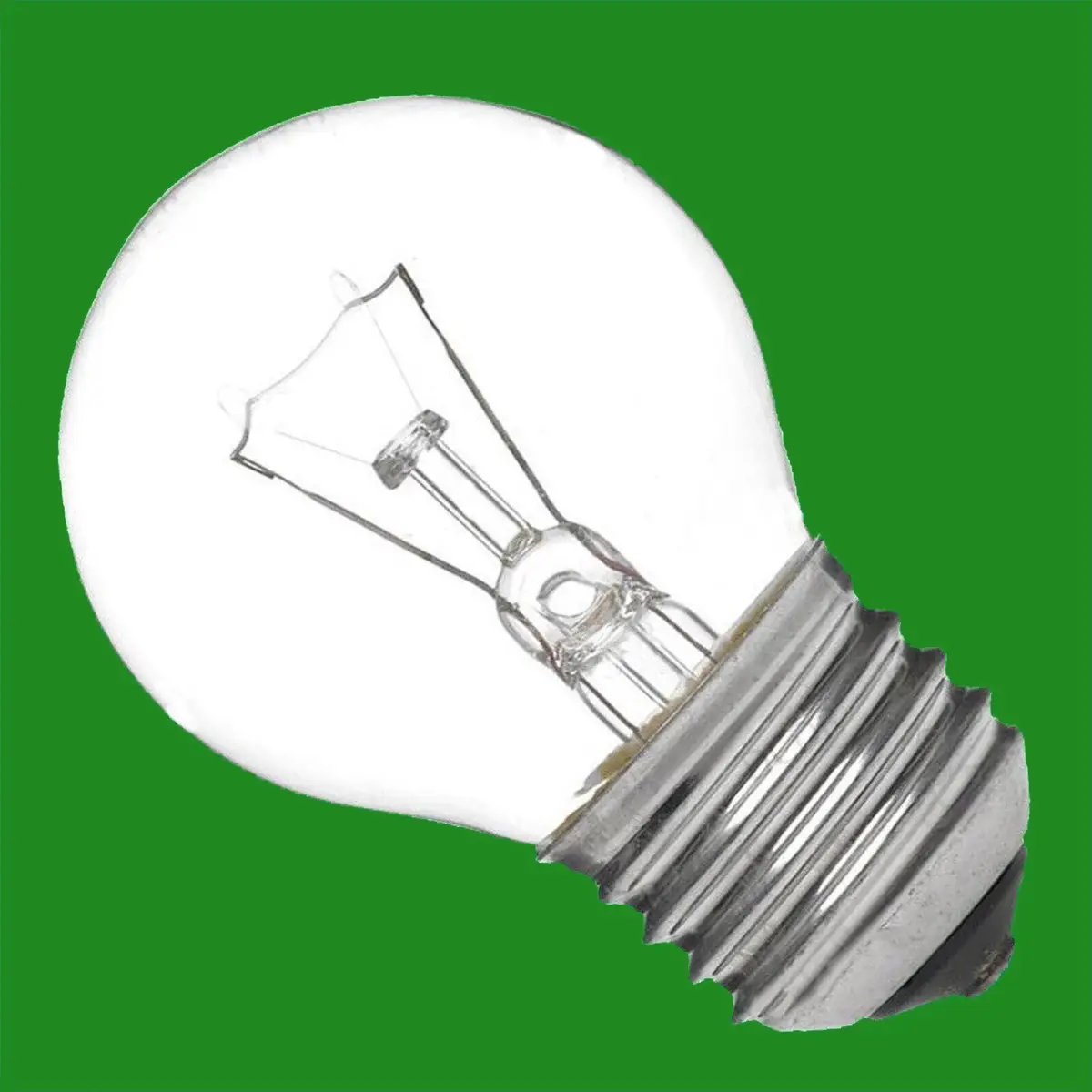 100x 25w Golf Round Incandescent Dimmable Standard Clear ES E27 Light Bulb Lamp
