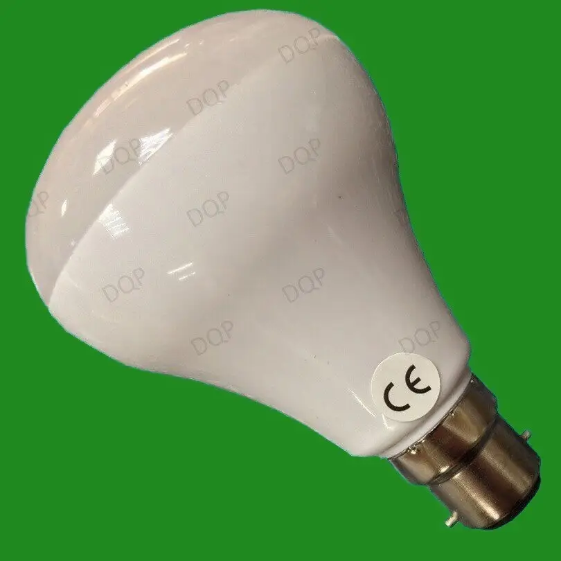 6x 6W R80 LED Reflector Spot Light Bulbs Bayonet BC, B22 Lamps, 2700K Warm White
