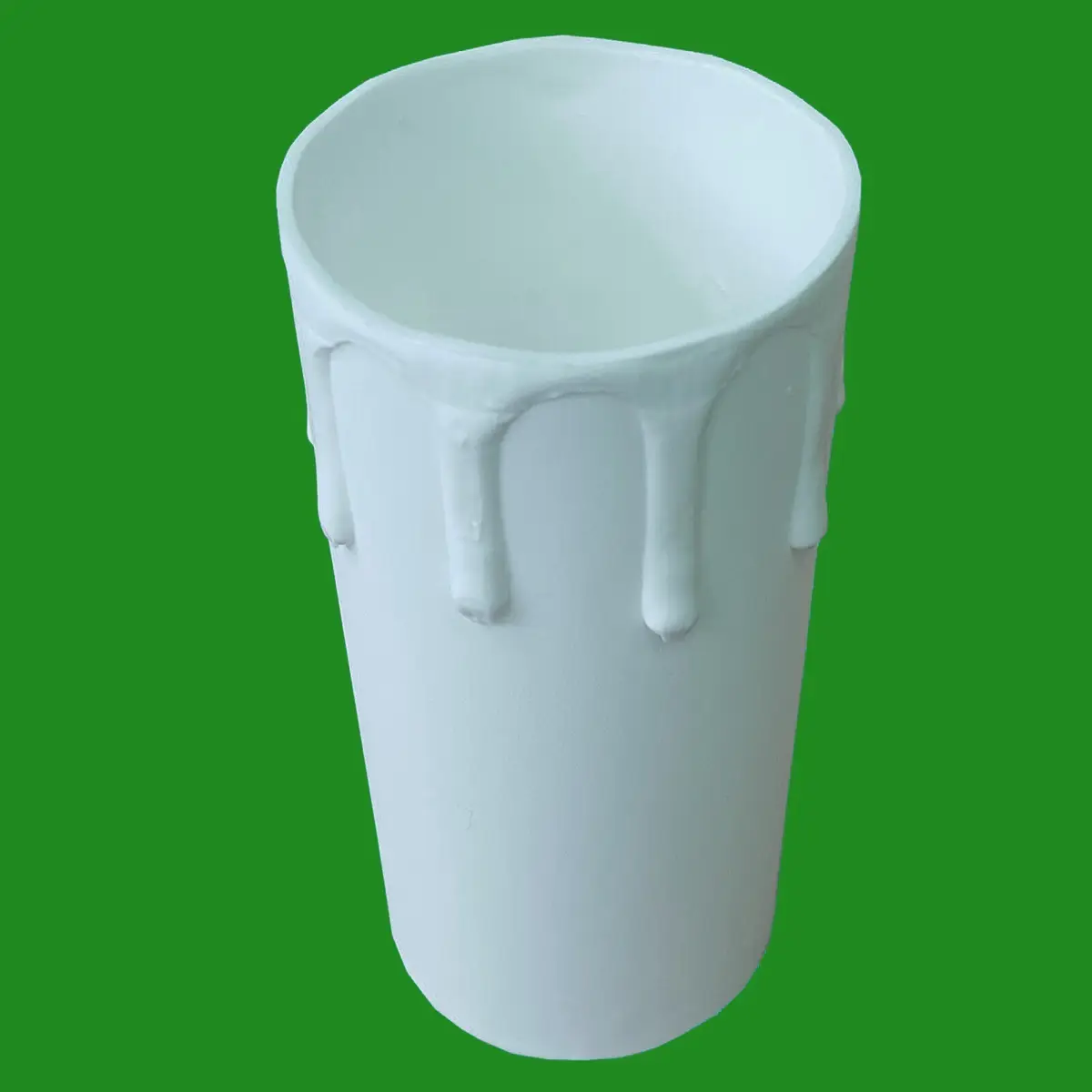 6x White Drip Candle Sleeve Wax Effect Chandelier Light Bulb Cover 85mm x 40mm - image 2 | Free standard UK delivery included | Discount Quality Products