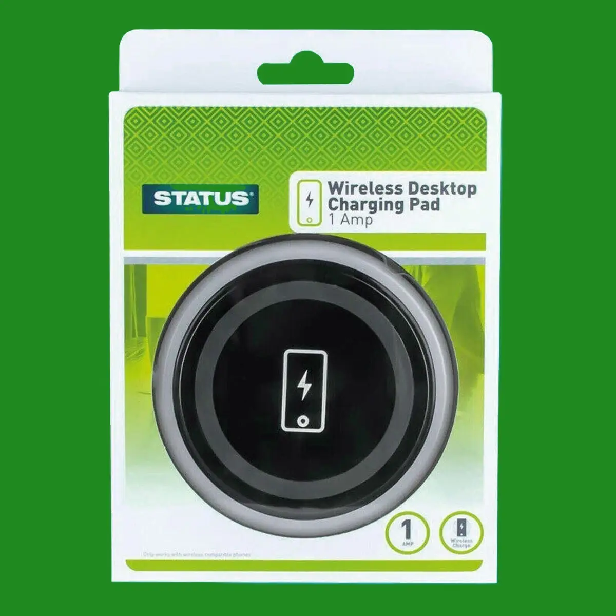 1x Wireless Desktop Charger Pad for Charging iPhone Android Samsung Phones - image 3 | Free standard UK delivery included | Discount Quality Products