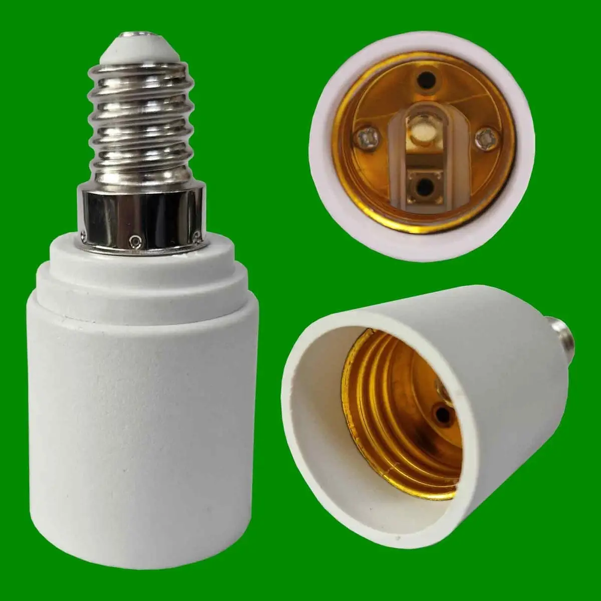 20x Light Bulb Socket Base Converter Adaptor Holder SES E14 to E27 Screw Lamps