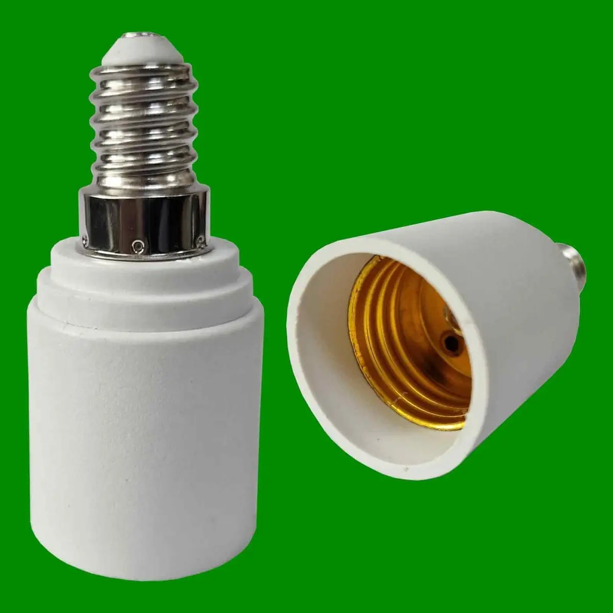 2x Light Bulb Socket Base Converter Adaptor Holder SES E14 to E27 Screw Lamps - image 2 | Free standard UK delivery included | Discount Quality Products