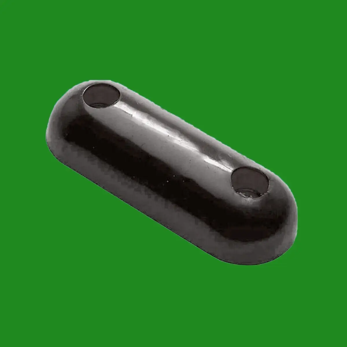 6x Black Oval Toilet Seat Buffers Bumpers Pads 60x22x12mm Replacement