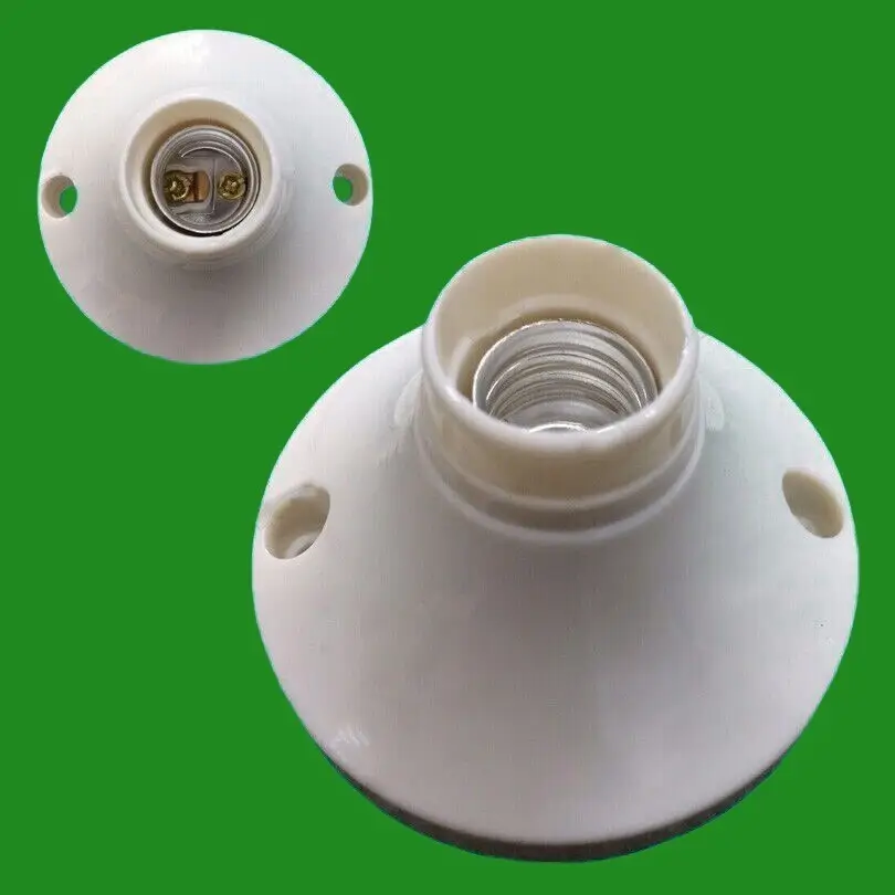 10x Small Edison Screw Socket SES E14 Light Bulb Holder Lamp Surface Fixing
