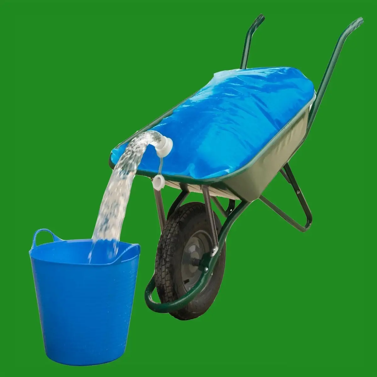 H2go 80L Transportation Water Carrier Bag Wheelbarrow Use For Gardens &amp; Farms