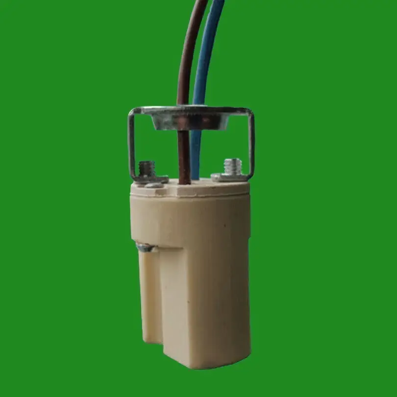 6x G9 Ceramic Halogen Lamp Holder Socket, M10 Bracket & 490mm Attached Cables - image 3 | Free standard UK delivery included | Discount Quality Products