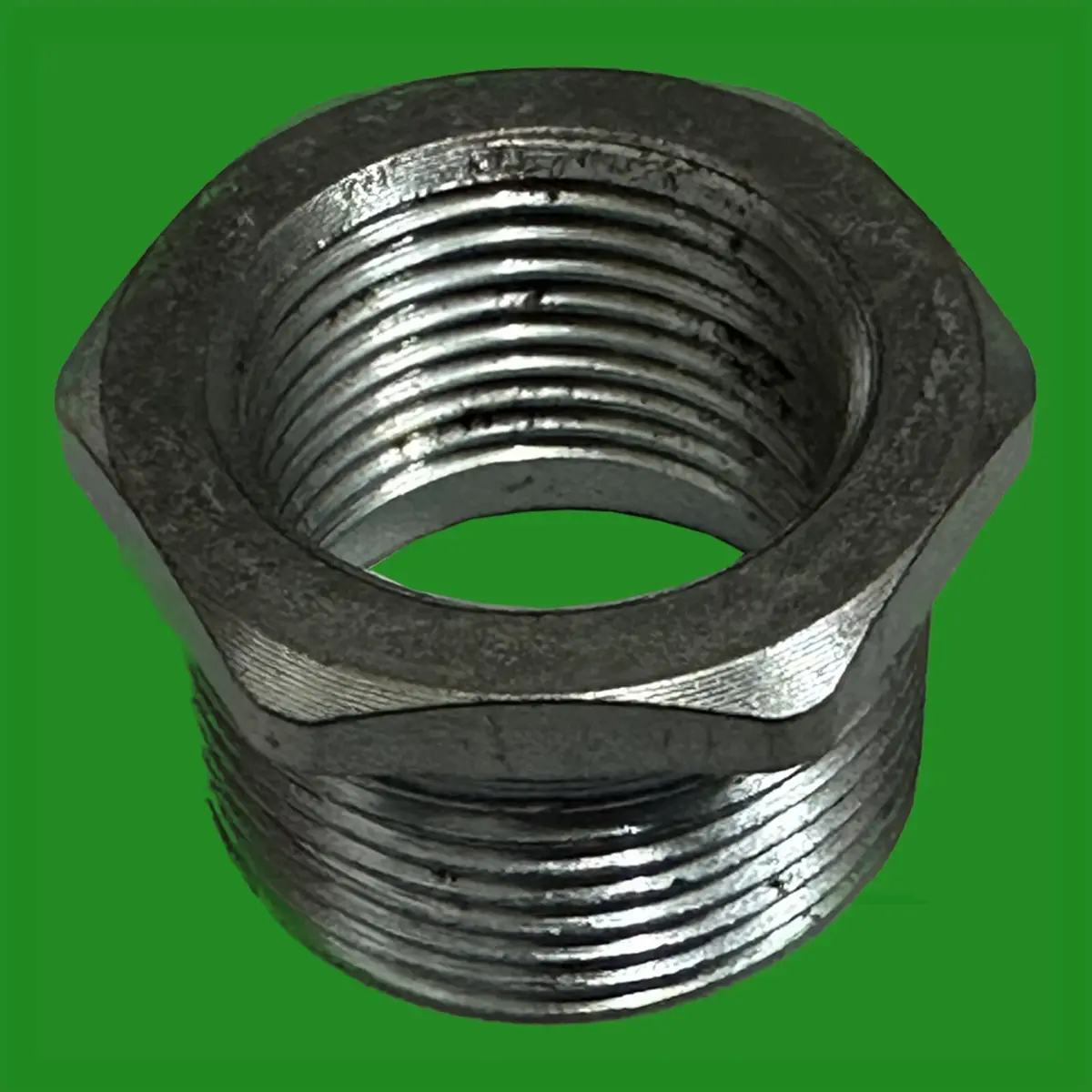 12x Galvanised Pipe Reducer 25mm to 20mm, BZP Straight Coupler Conduit Connector - image 4 | Free standard UK delivery included | Discount Quality Products