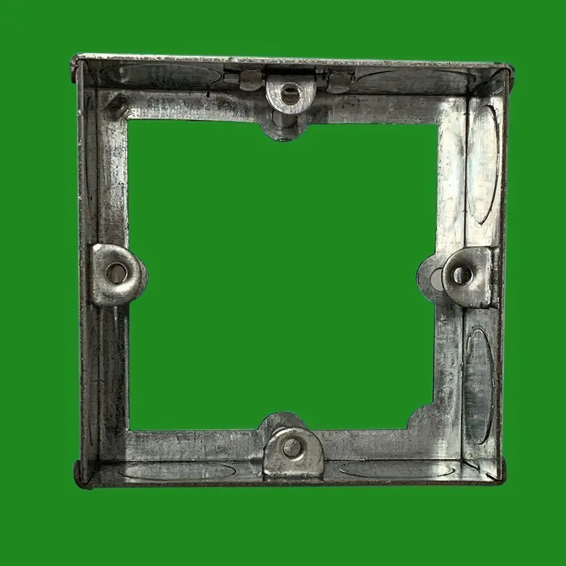 1 Gang 25mm Galvanised Steel Pattress Electrical Back Extension Box GSE25 - image 2 | Free standard UK delivery included | Discount Quality Products