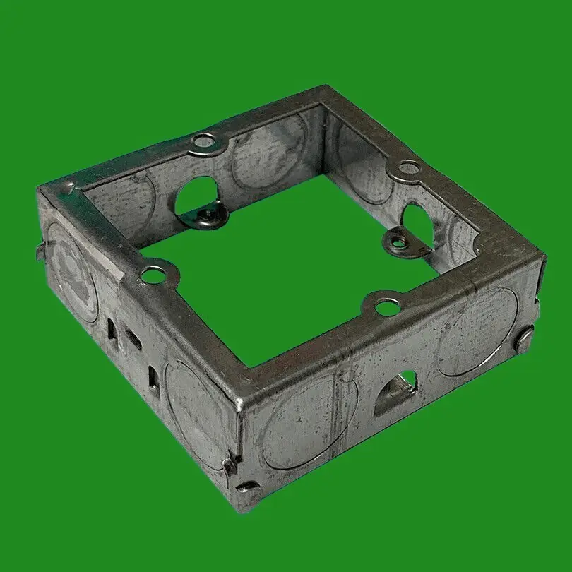 1 Gang 25mm Galvanised Steel Pattress Electrical Back Extension Box GSE25 - image 4 | Free standard UK delivery included | Discount Quality Products