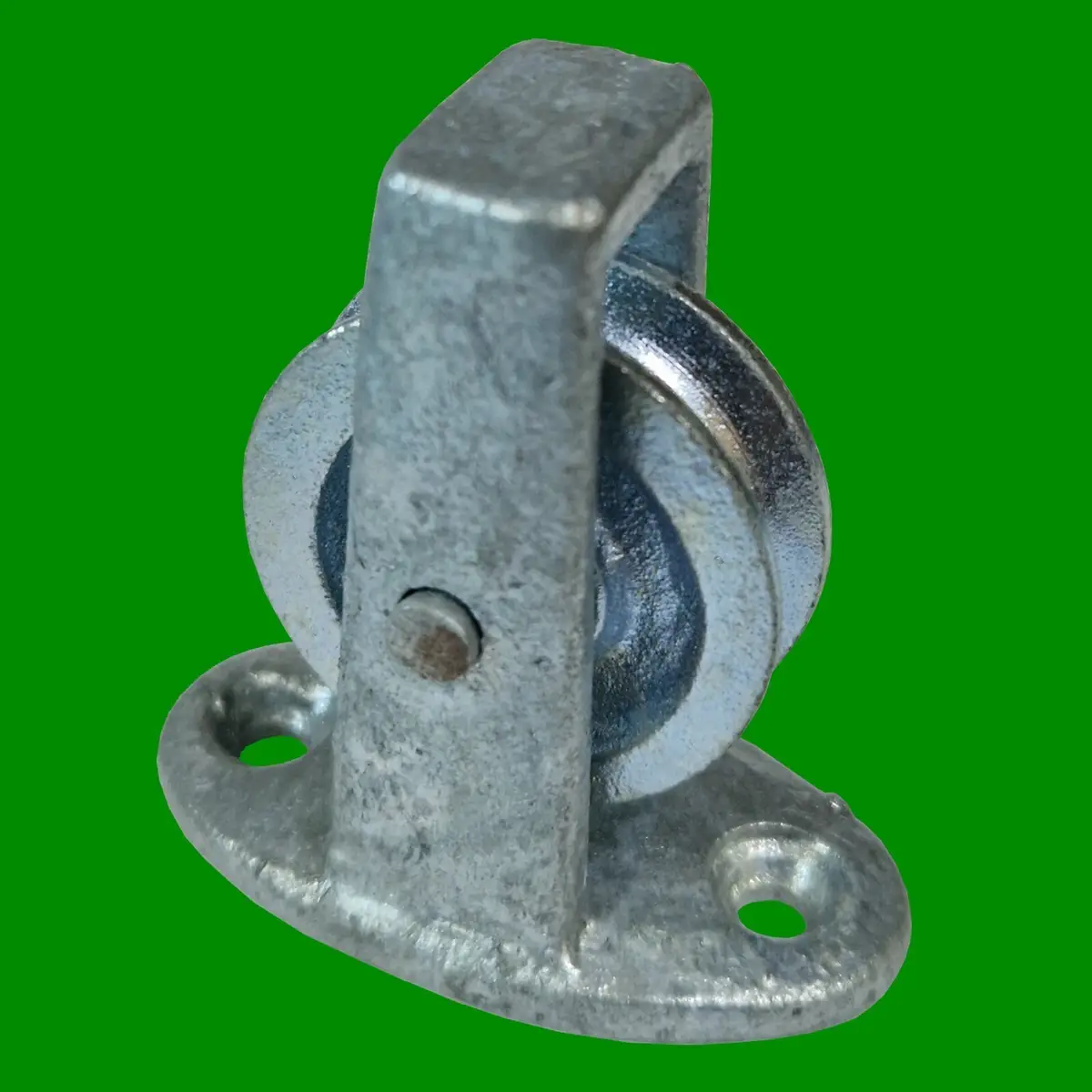 1x Galvanised Steel Single Wheel Mountable Washing Line Pulley, Laundry Dryer