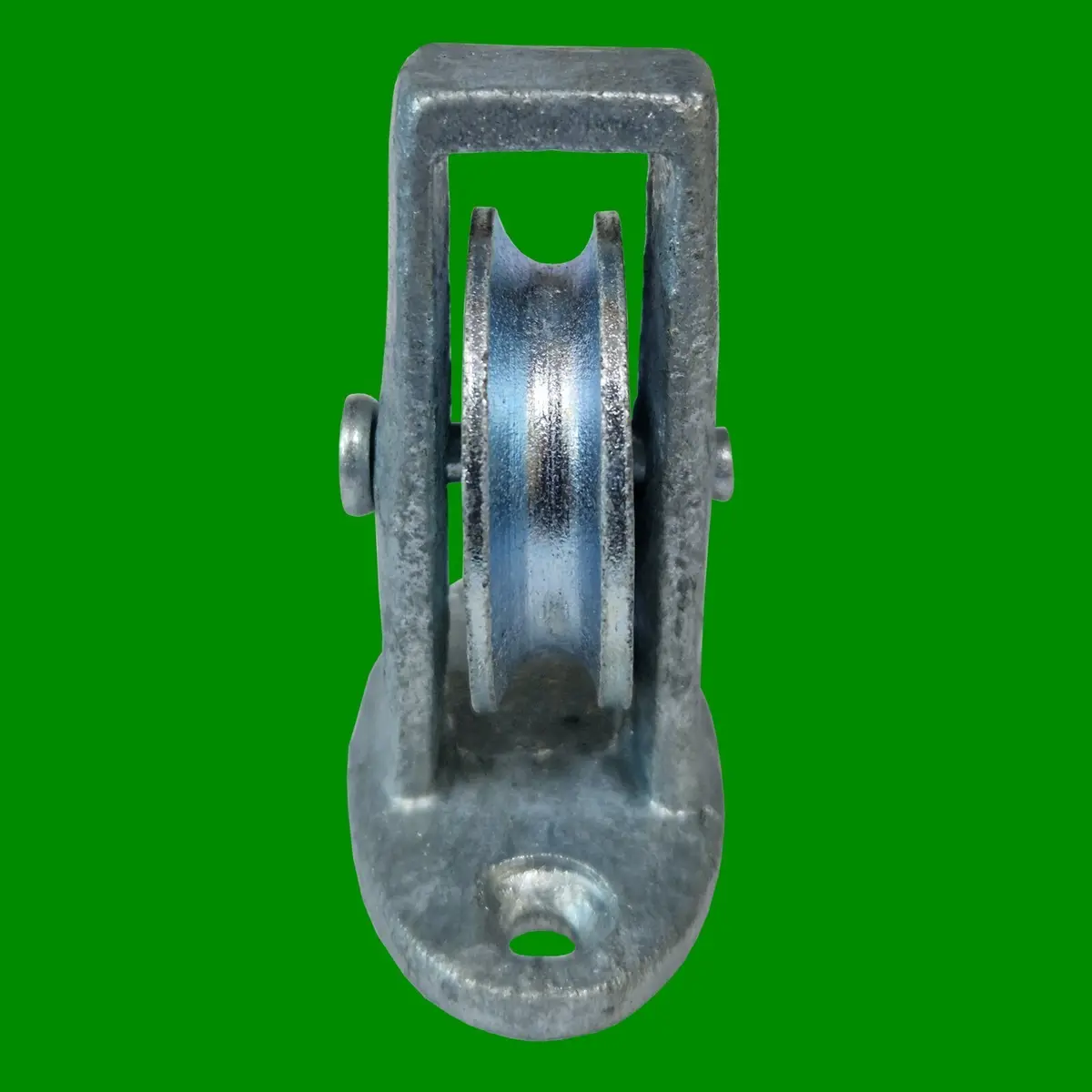 2x Galvanised Steel Single Wheel Mountable Washing Line Pulley, Laundry Dryer - image 3 | Free standard UK delivery included | Discount Quality Products