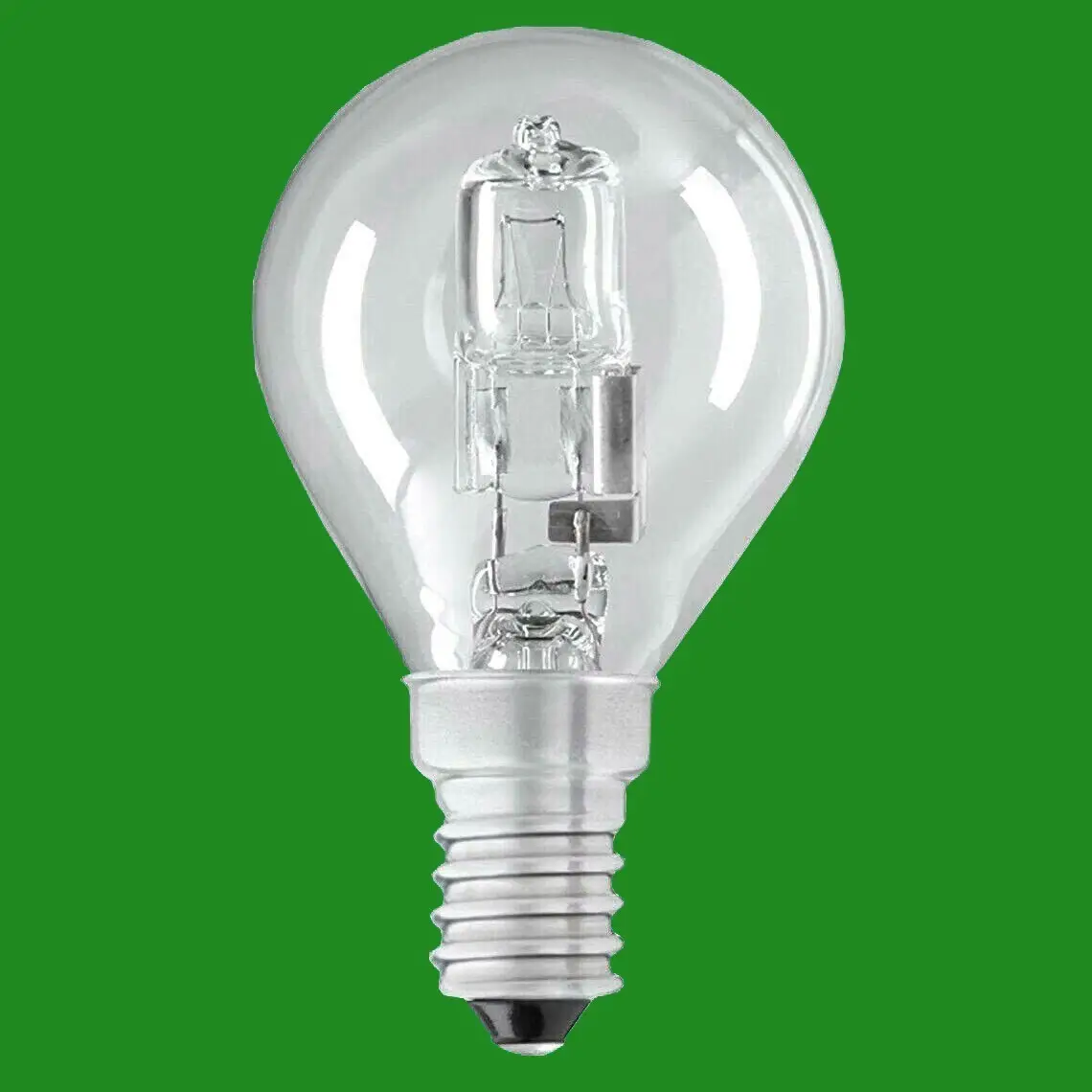 4x 28W =37W Halogen Dimmable Clear Round Golf Energy Saving Light Bulbs SES E14