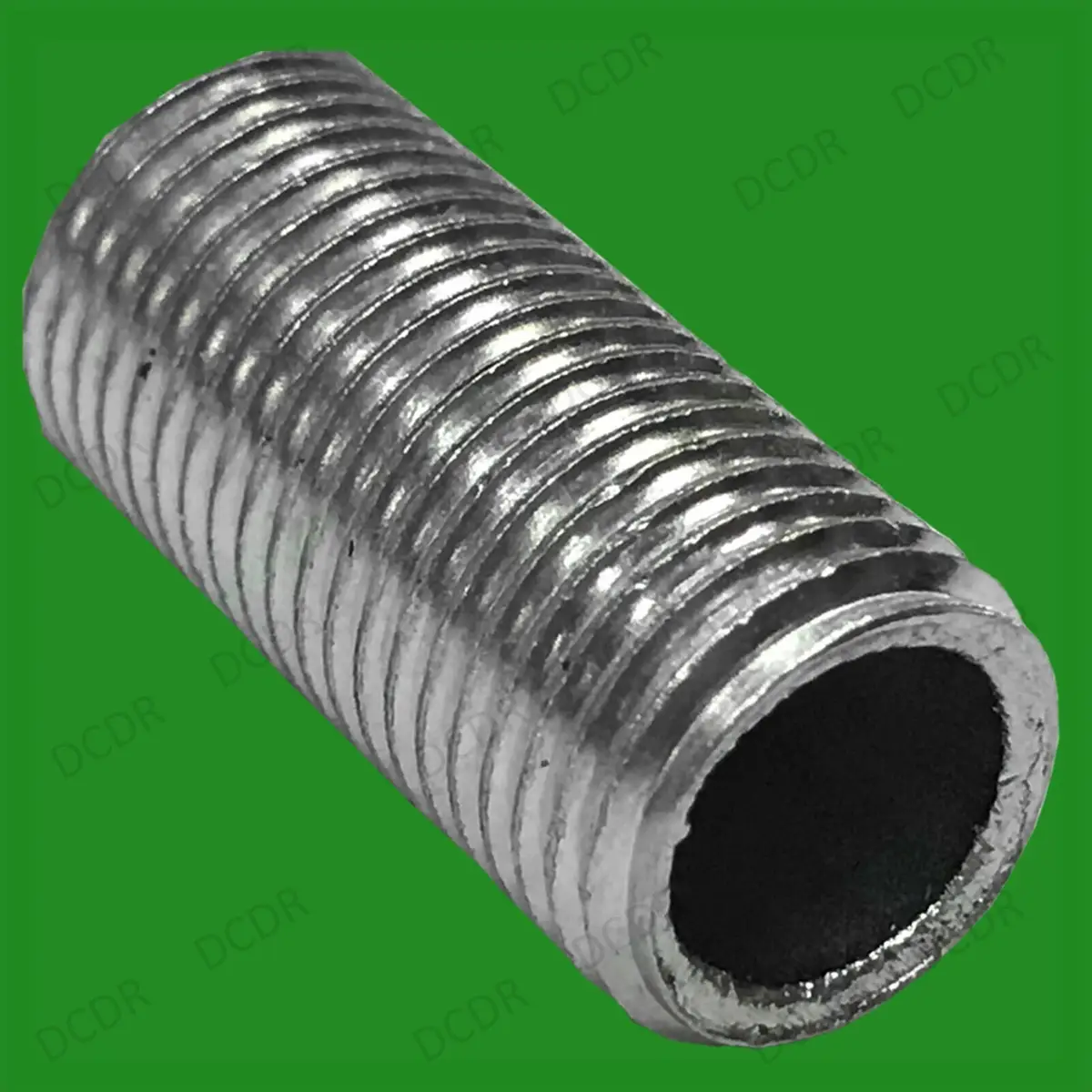 100x M10 15mm x 10mm Allthread Hollow Threaded Rod Tube Electrical Lamp Socket