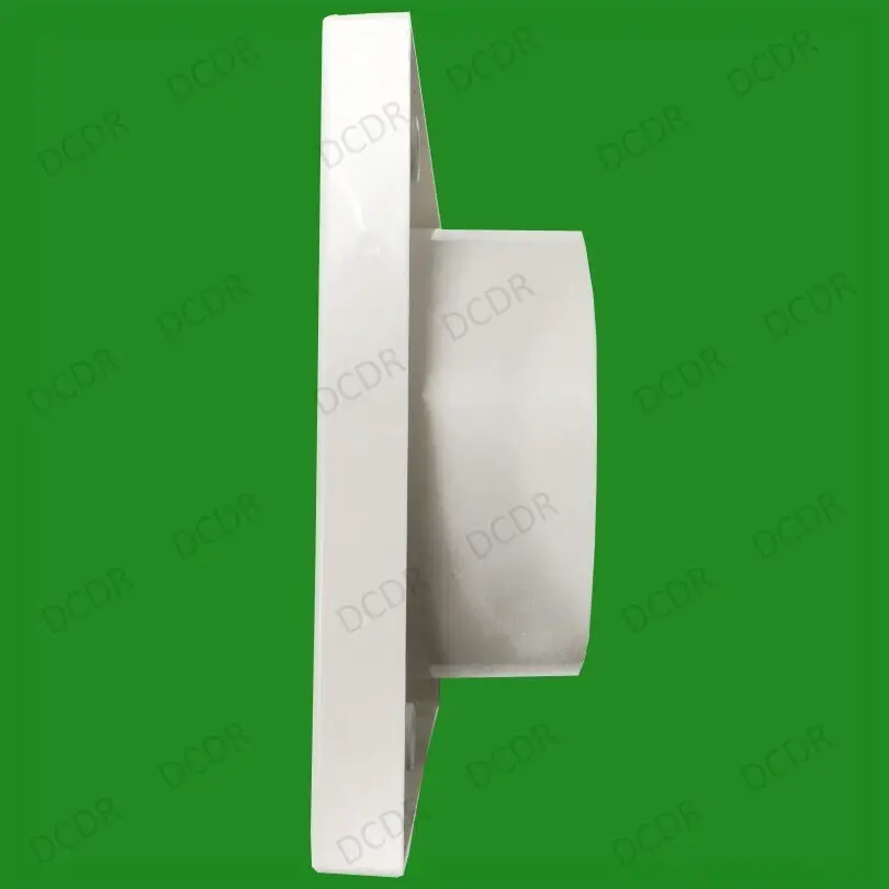 1x 100mm 4" Spigot Ducting White Extractor Fan Ventilation Fixed Louvre Grille - image 3 | Free standard UK delivery included | Discount Quality Products