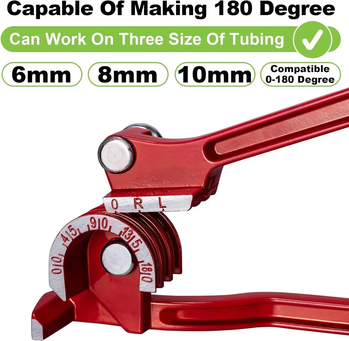3 in 1 Tube Bender, 6-8-10mm Hydraulic & Other Pipe Bend Hand Tool, 0-180 Degree - image 2 | Free standard UK delivery included | Discount Quality Products