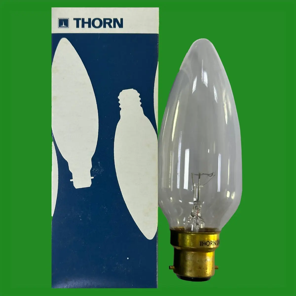 10x 60W Large Vintage 45mm Clear Candle C45 B22 Bayonet Light Bulb Dimmable Lamp - image 2 | Free standard UK delivery included | Discount Quality Products