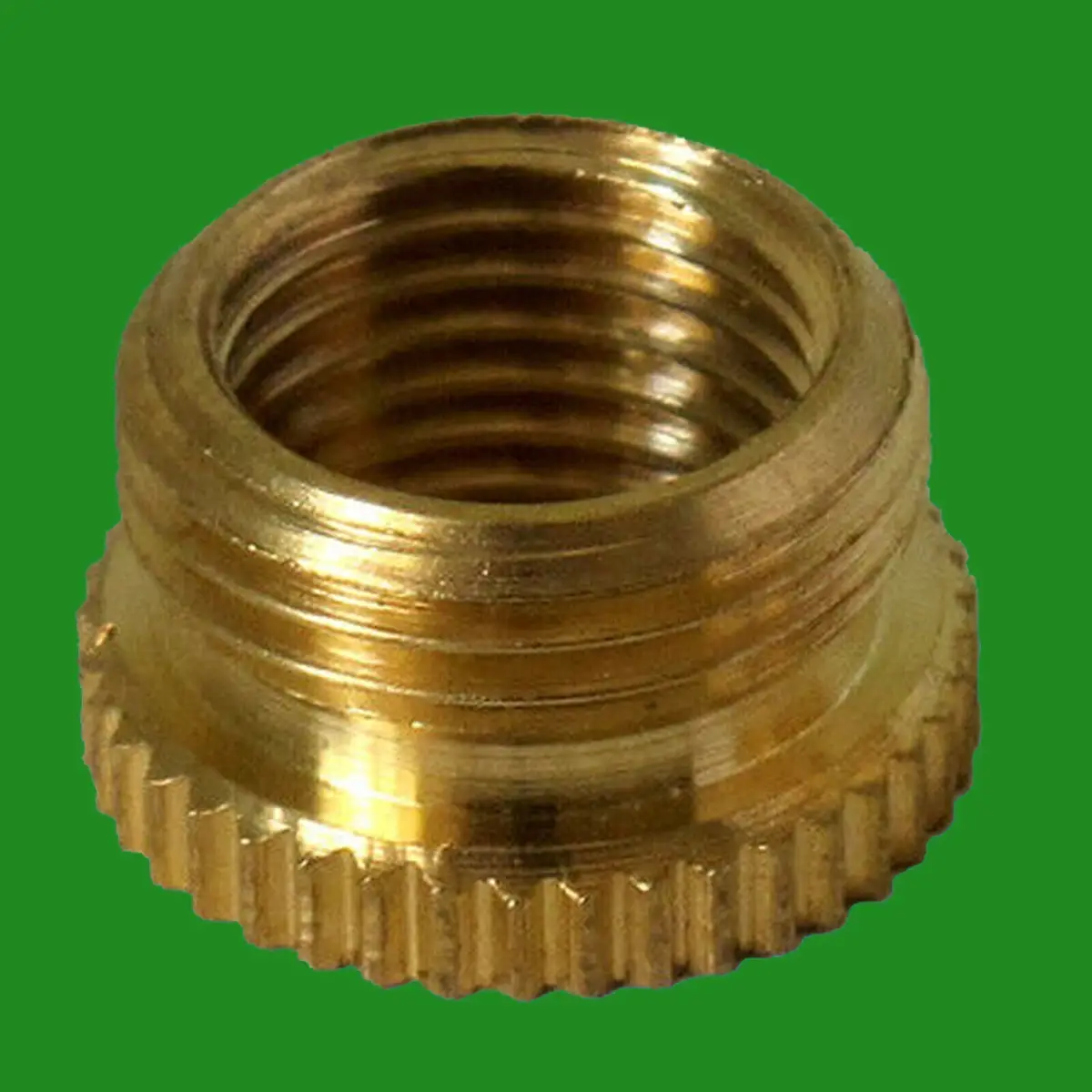 1x 1/2" Male to 10mm Female Brass Lamp Holder M10 Thread Reducer Bush Adaptor - image 2 | Free standard UK delivery included | Discount Quality Products