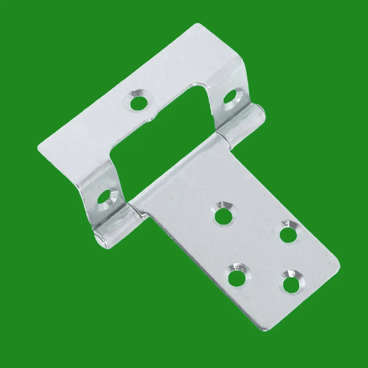 1x 65mm x 50mm 2.5" Inch Cranked Flush Door Hinge