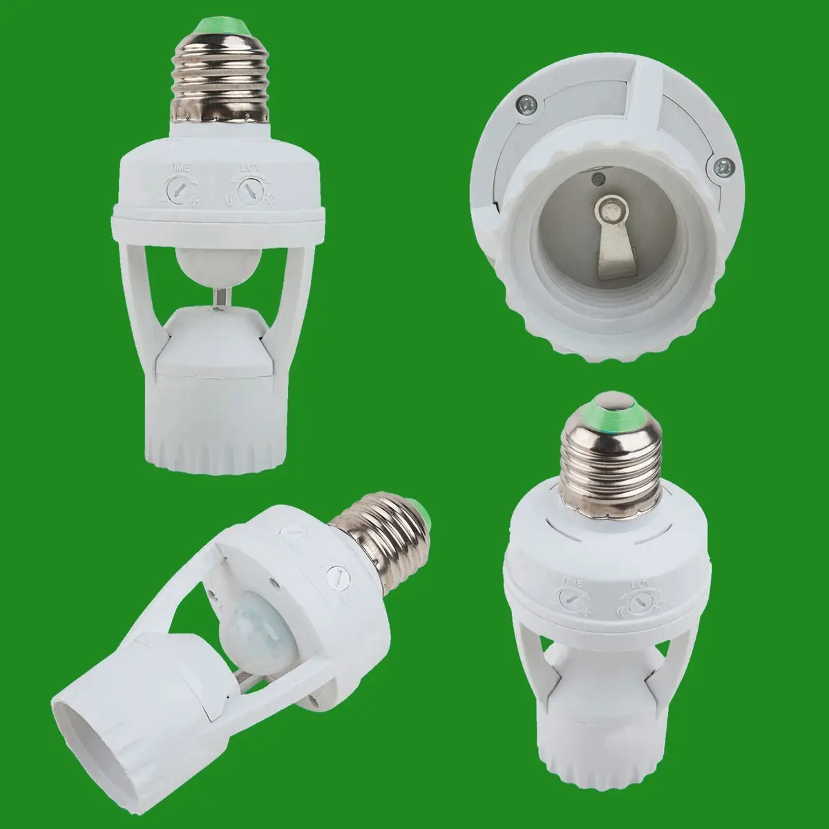 1x ES E27 Light Bulb Lamp PIR Motion Sensor Activated Socket Adaptor Converter