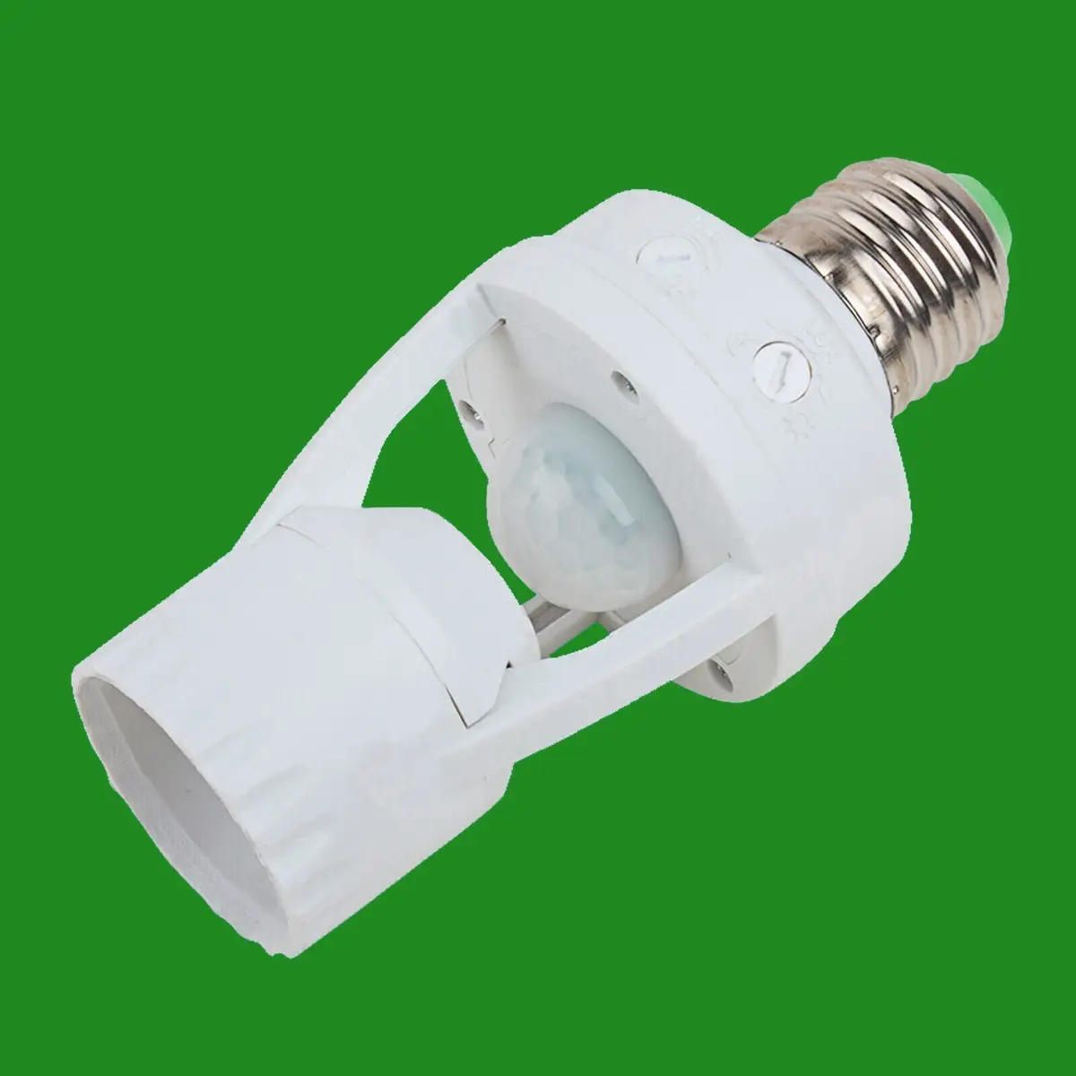1x ES E27 Light Bulb Lamp PIR Motion Sensor Activated Socket Adaptor Converter - image 2 | Free standard UK delivery included | Discount Quality Products