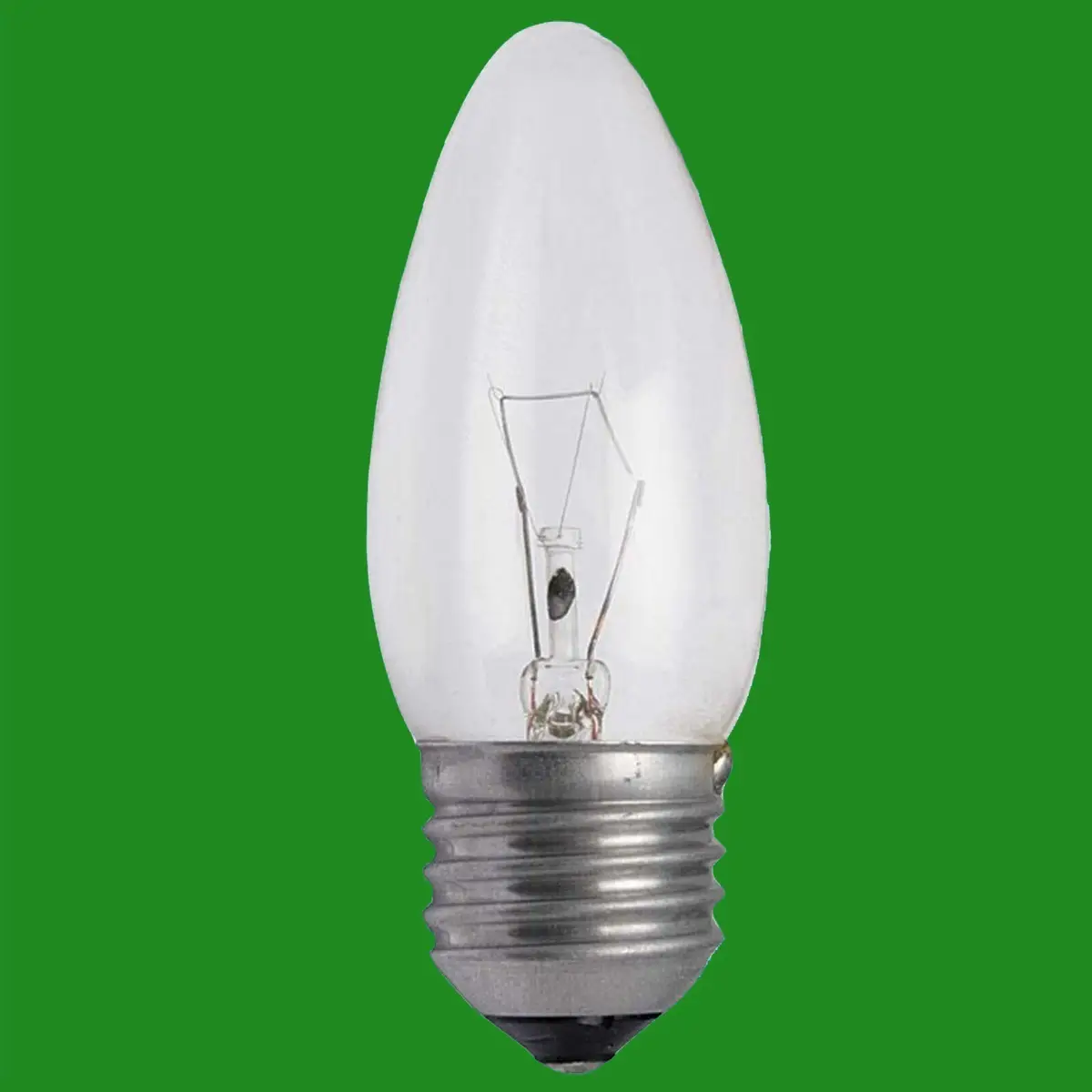 6x 25W Clear Candle Dimmable Filament Light Bulb ES E27 Edison Screw Lamp