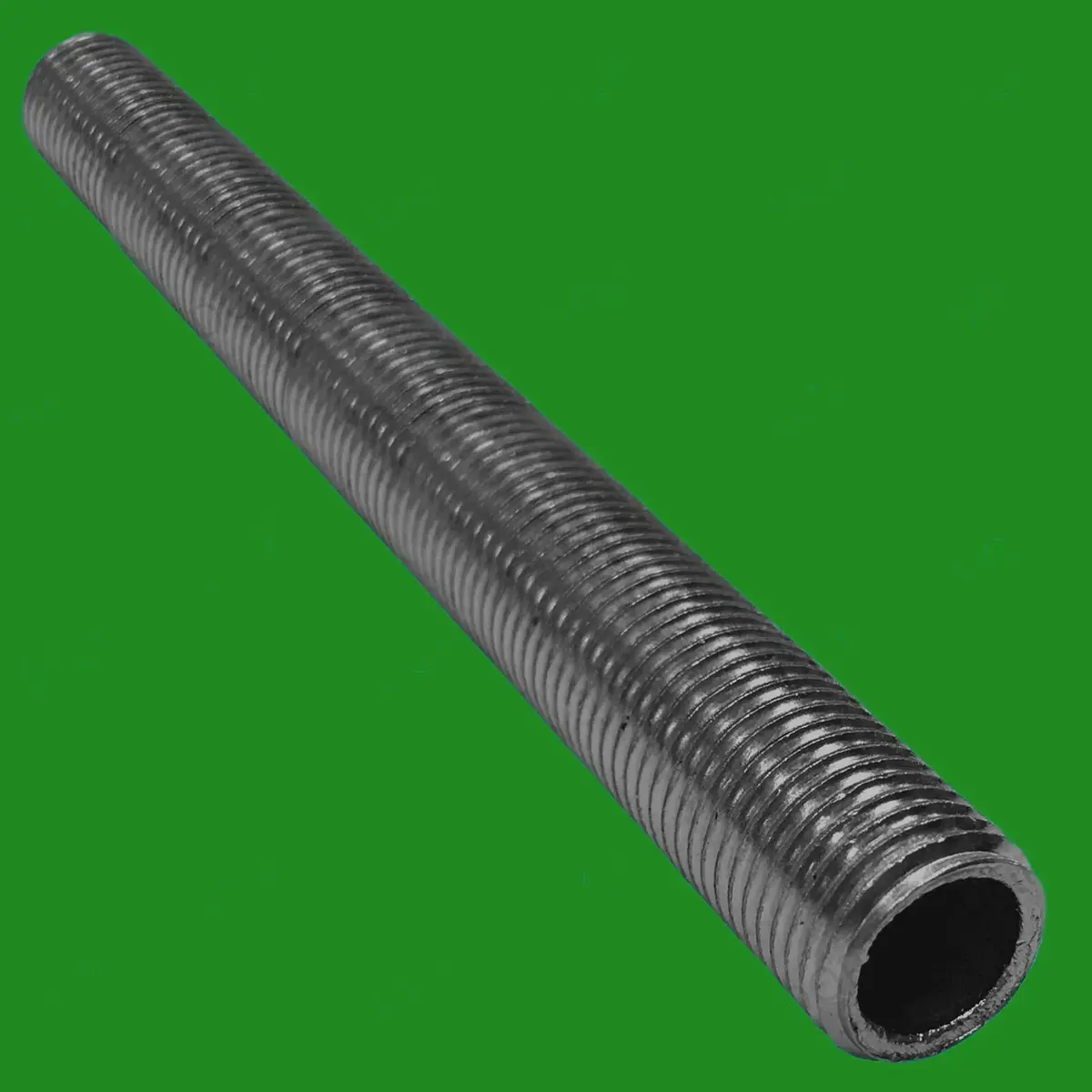 3x M10 100mm x 10mm Allthread Hollow Threaded Rod Tube, Electrical Lamp Socket