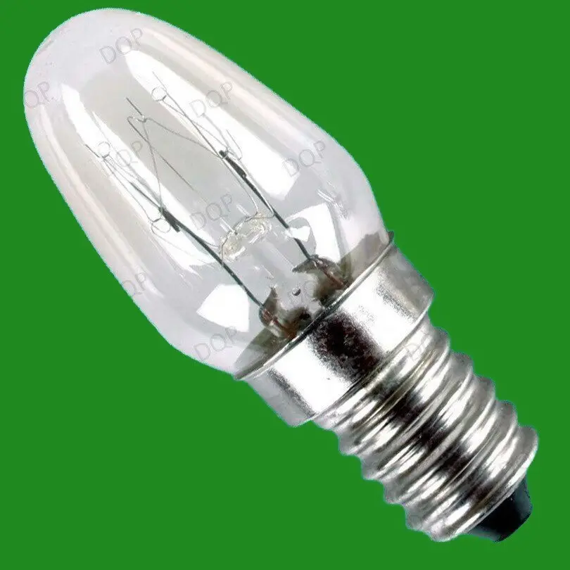 12x 7W DUSK DAWN NIGHT LIGHT LAMP SPARE MINI BULBS; E14 SES Small SCREW 14mm dia