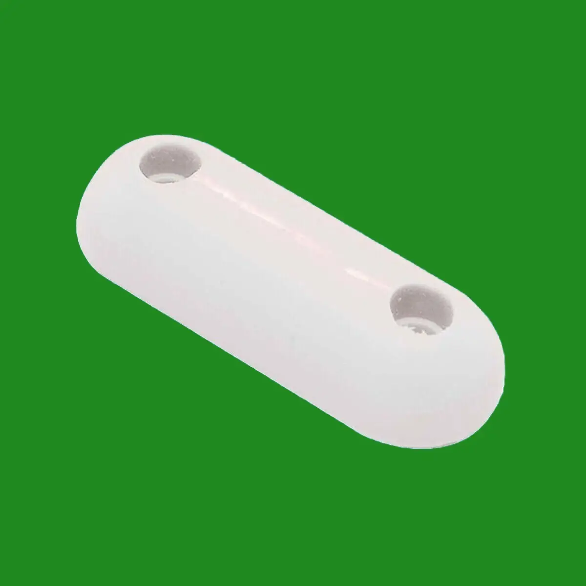 4x White Oval Toilet Seat Buffers Bumpers Pads 60x22x12mm Replacement