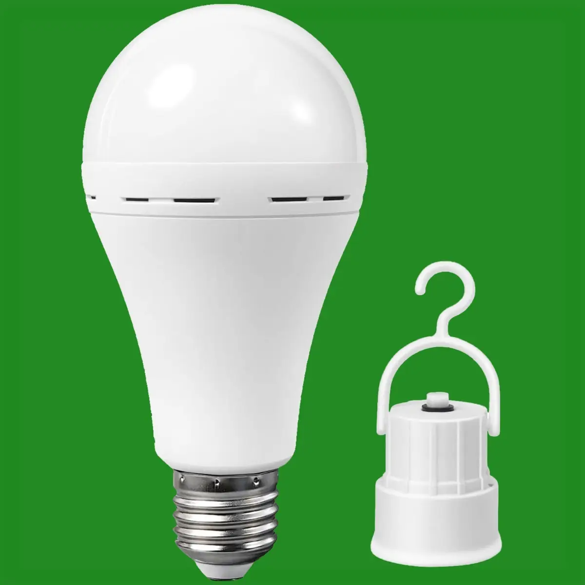 6x 12W =81W LED Rechargeable Emergency Light Bulb E27, Turns on During Power Cut - image 2 | Free standard UK delivery included | Discount Quality Products