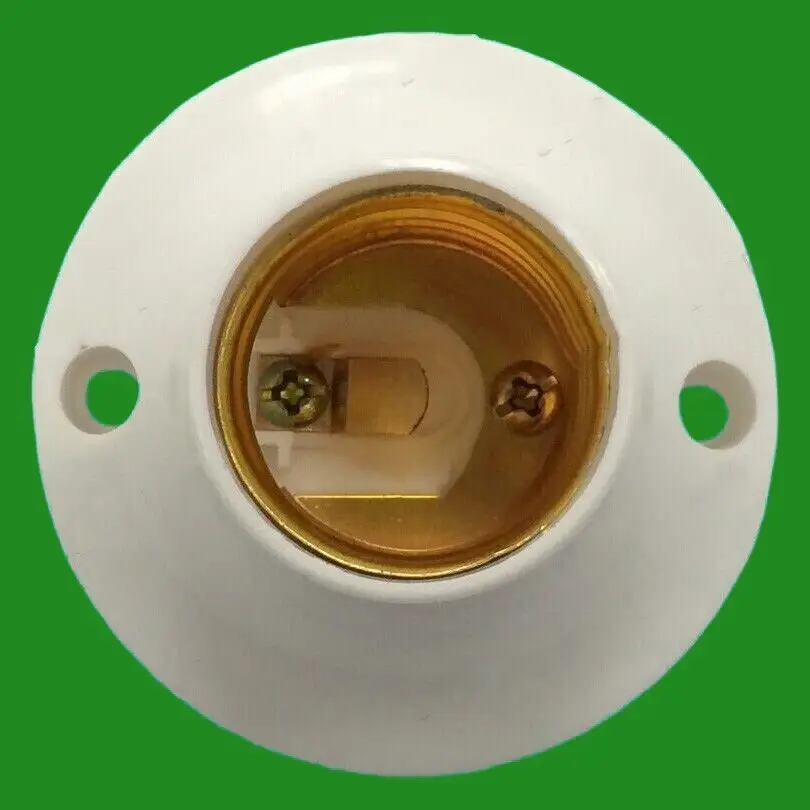 12x Edison Screw Socket ES E27 Light Bulb Holder Lamp Surface Fixing 63mm Base - image 3 | Free standard UK delivery included | Discount Quality Products