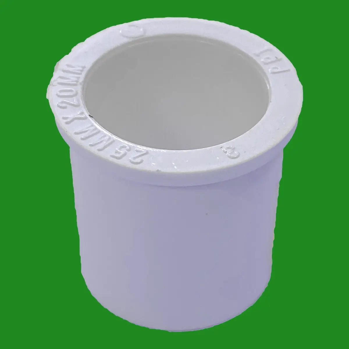 White PVC Pipe Reducer 25mm to 20mm, Straight Coupler Conduit Connector - image 2 | Free standard UK delivery included | Discount Quality Products