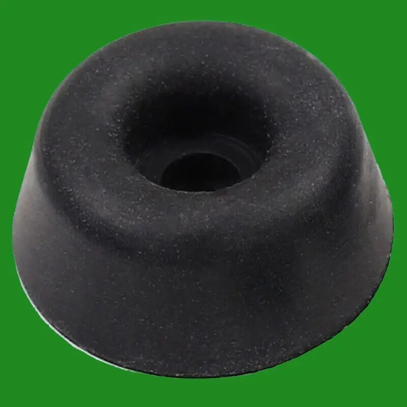 30x 19mm Diameter Seat Buffers Bumpers Pads Black Rubber Toilet Bathroom Circle - image 2 | Free standard UK delivery included | Discount Quality Products