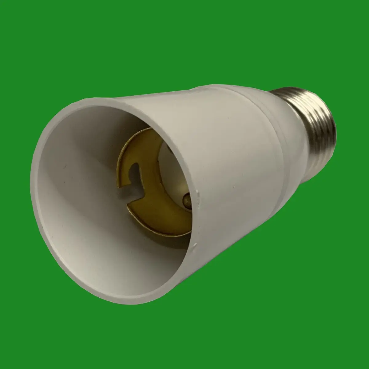 1x White Edison E27 to Bayonet B22 Light Bulb Adaptor Converter Lampshade Collar - image 4 | Free standard UK delivery included | Discount Quality Products
