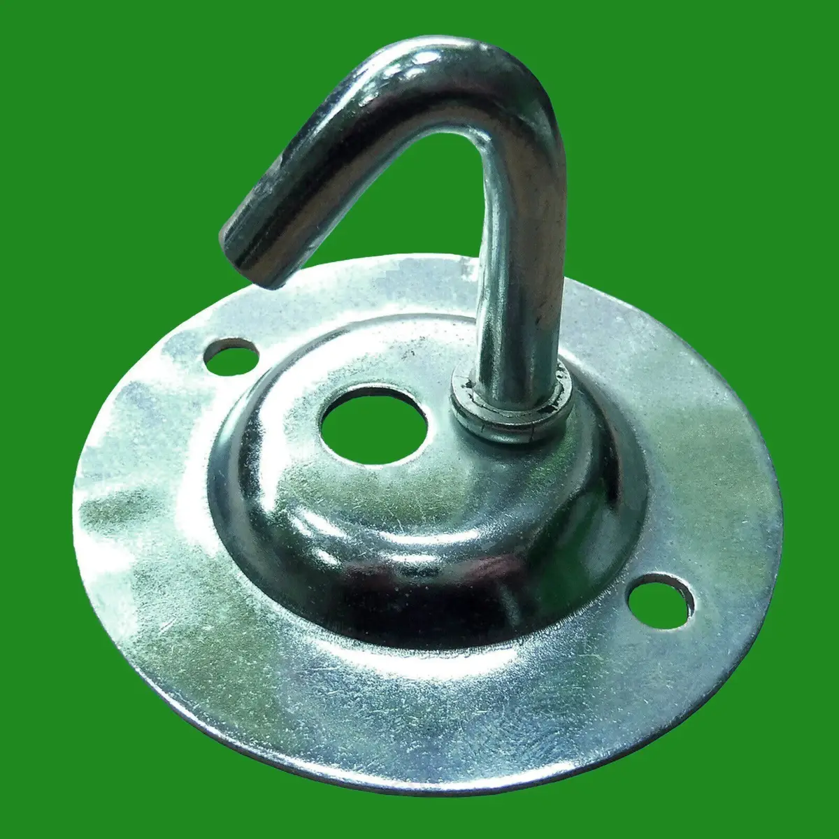 Galvanised Steel Ceiling Circular Conduit Hook Plate Industrial Light Lamp