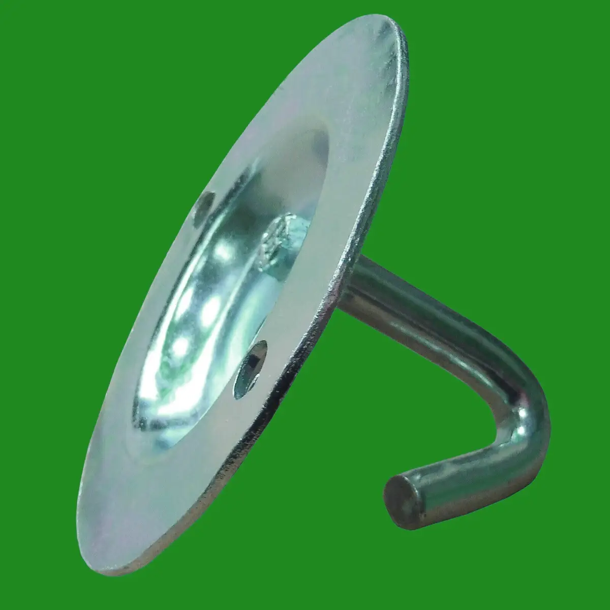10x Galvanised Steel Ceiling Circular Conduit Hook Plate Industrial Light Lamp - image 2 | Free standard UK delivery included | Discount Quality Products