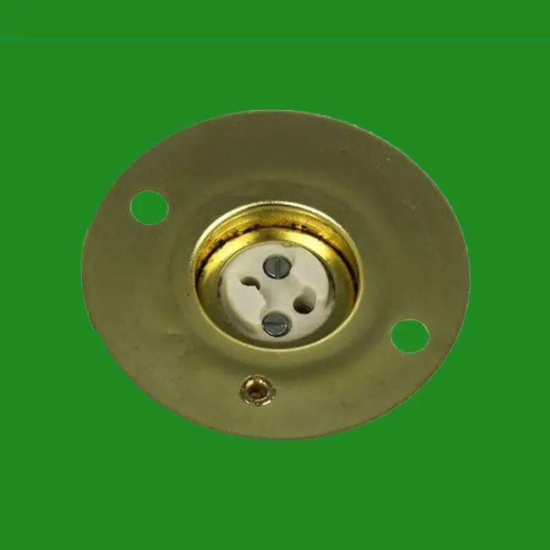 Brass Ceiling Batten Shade Ring 50mm Fixing BC B22 Bayonet Lamp Holder - image 2 | Free standard UK delivery included | Discount Quality Products