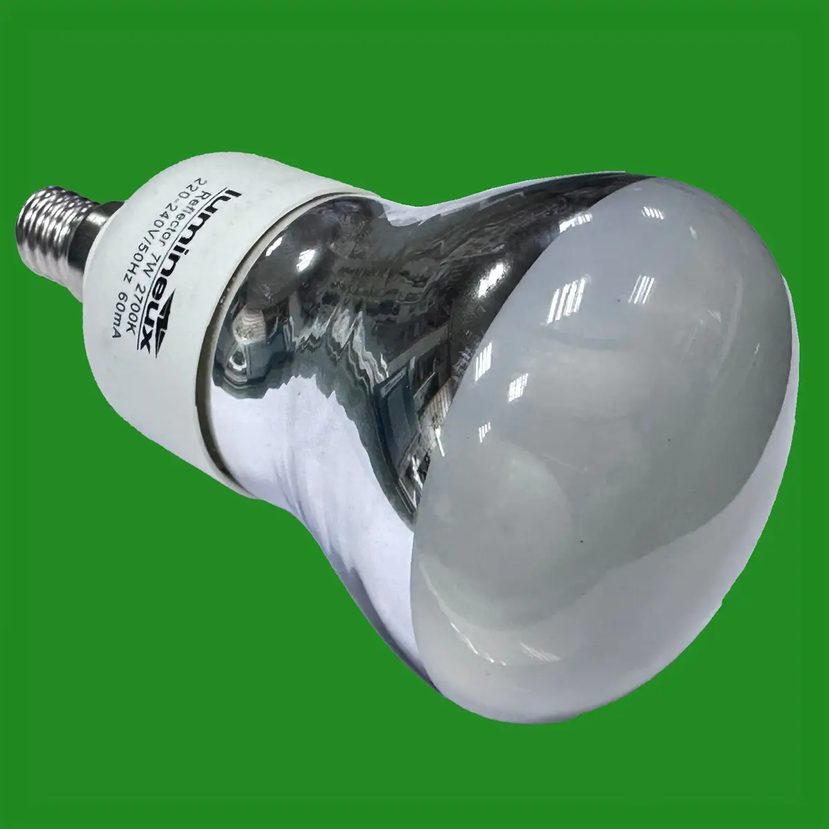 25x 7W (=35W) CFL R63 Reflector Spot Light Bulbs SES E14 2700K Warm White Lamp - image 4 | Free standard UK delivery included | Discount Quality Products