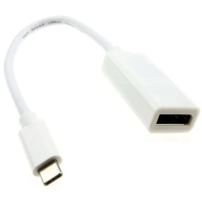 Maplin USB-C to DisplayPort Output Adaptor UHD for PC Laptops TV/Monitor