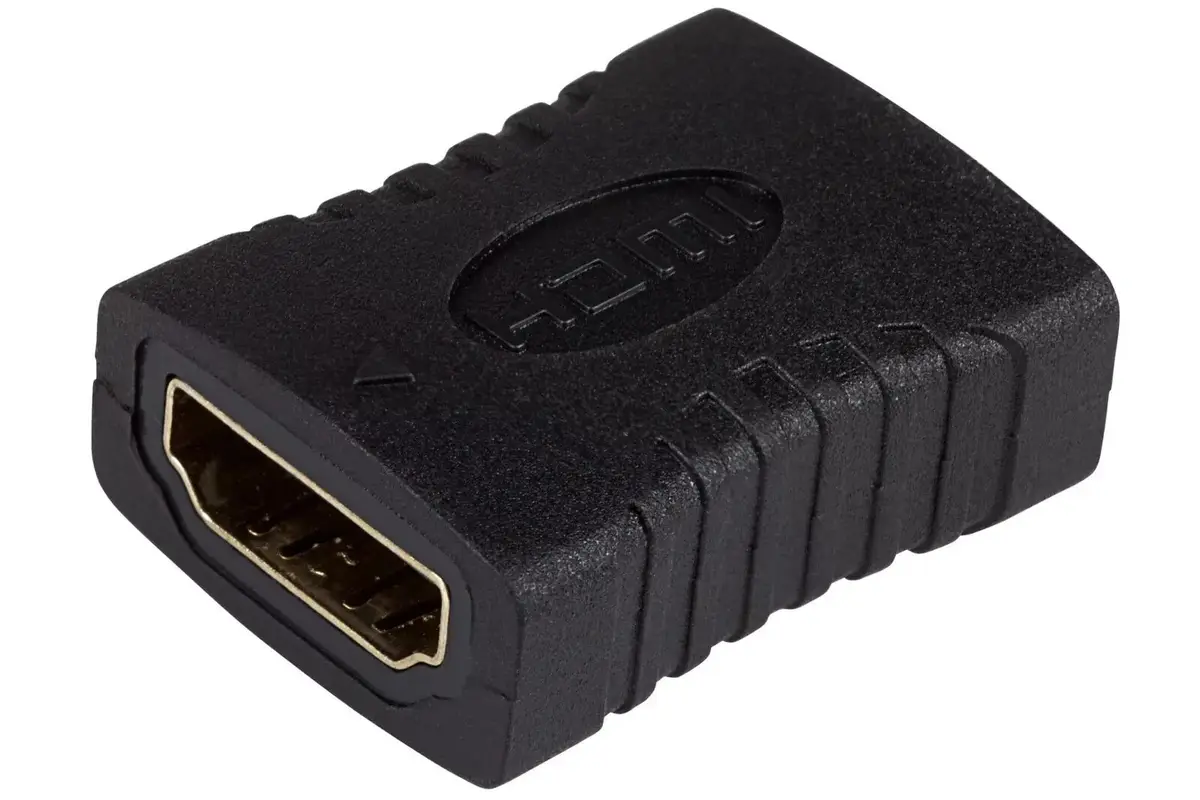 Maplin HDMI Coupler Female to HDMI Female - Black