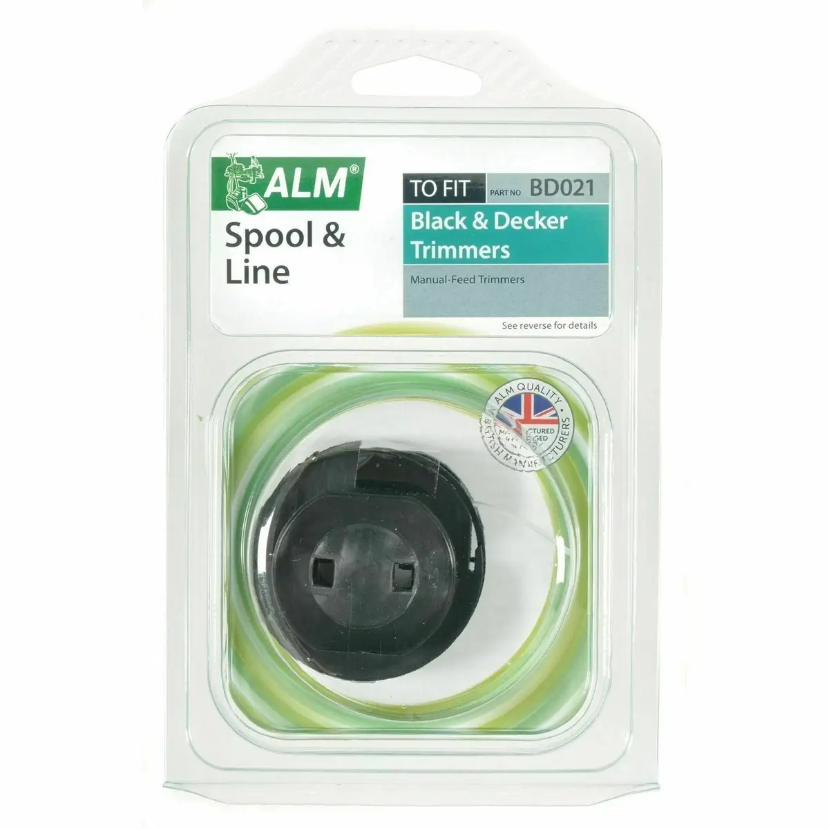 ALM Spool and Line for Black &amp; Decker Manual Feed Trimmers, BD021, Replacement