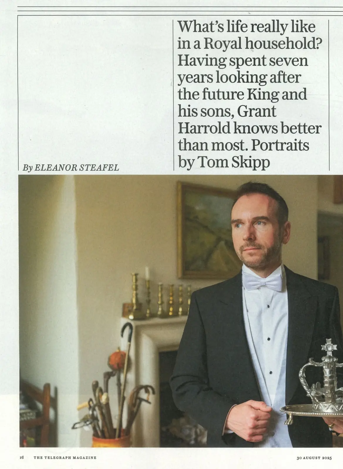 Telegraph Magazine: Paula Radcliffe, King Charles' Butler Grant Harrold, 30.8.25 - image 3 | Free standard UK delivery included | Discount Quality Products