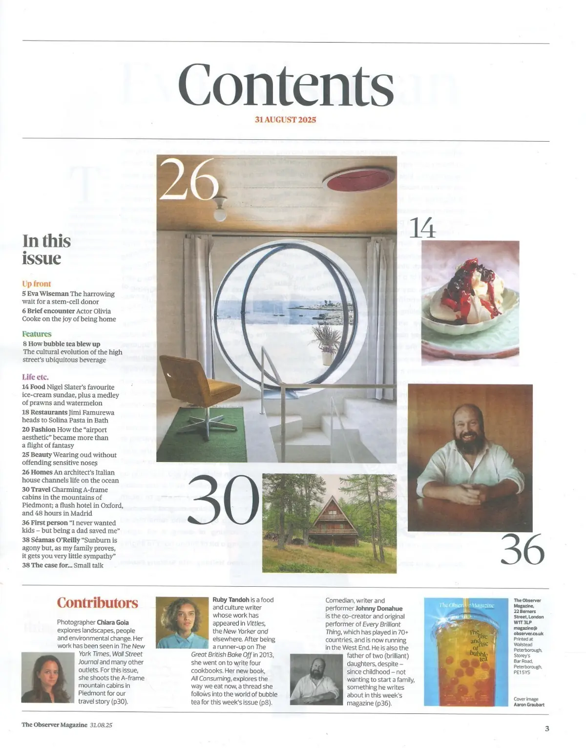 Observer Magazine: Olivia Cooke, Jessie Ware, Eva Wiseman, Nigel Slater, 31.8.25 - image 2 | Free standard UK delivery included | Discount Quality Products