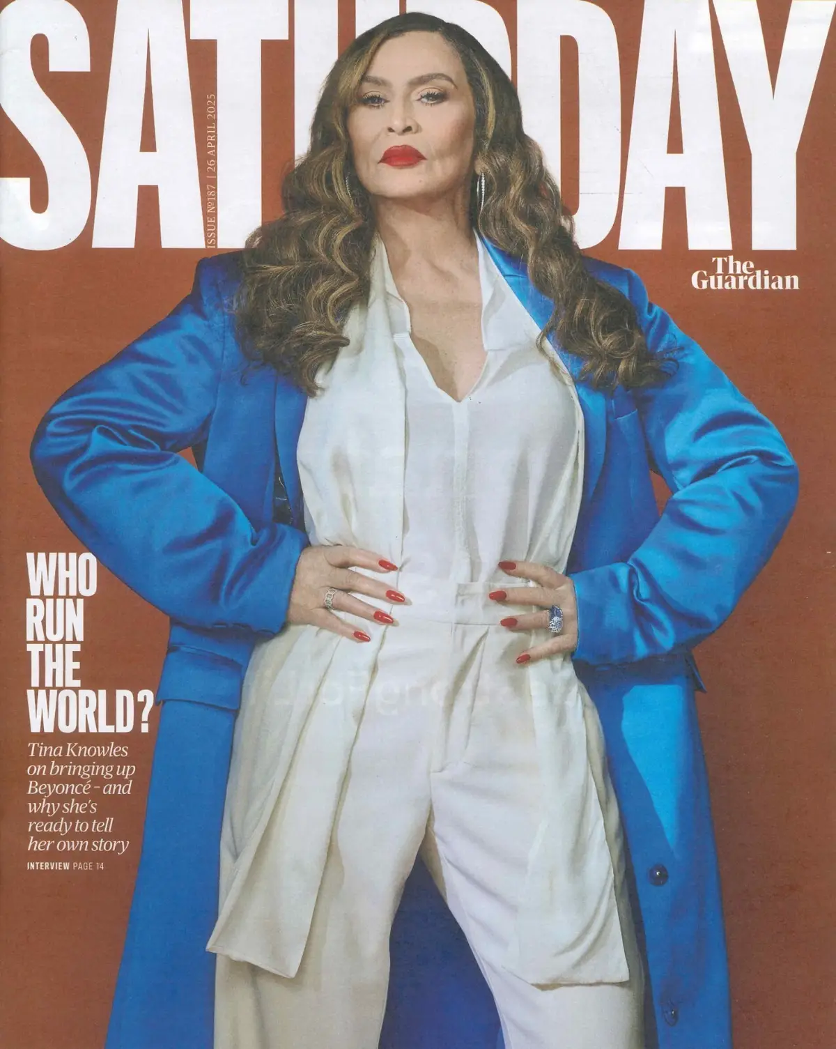 Guardian Saturday Magazine: Beyoncé's Mother Tina Knowles, Milton Jones, 26.4.25
