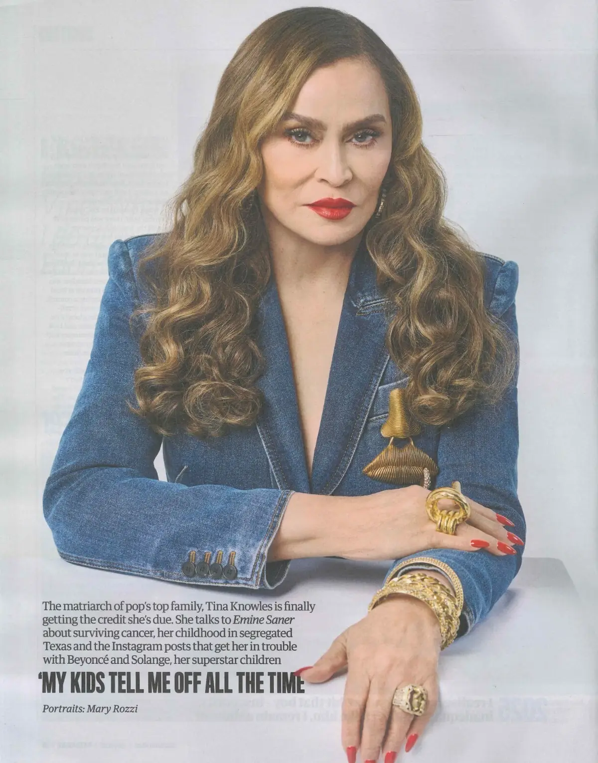 Guardian Saturday Magazine: Beyoncé's Mother Tina Knowles, Milton Jones, 26.4.25 - image 3 | Free standard UK delivery included | Discount Quality Products