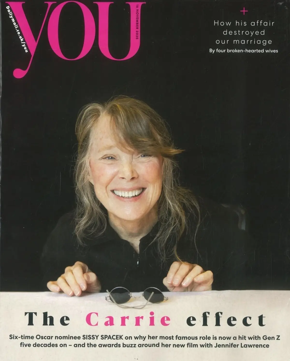 You Magazine: Sissy Spacek, Matteo Bocelli, Liz Jones, Fashion, Style, 16.11.25 - Free standard UK delivery included | Discount Quality Products