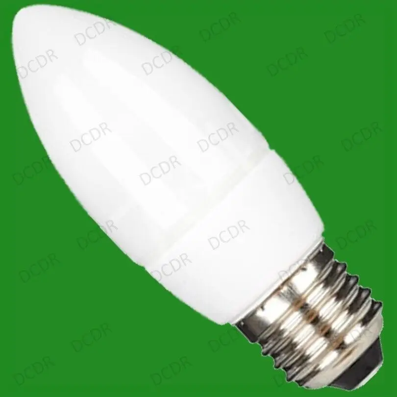 1x 11W CFL Candle Low Energy Power Light Bulbs ES, E27, Edison Screw 4200K Lamps - image 2 | Free standard UK delivery included | Discount Quality Products